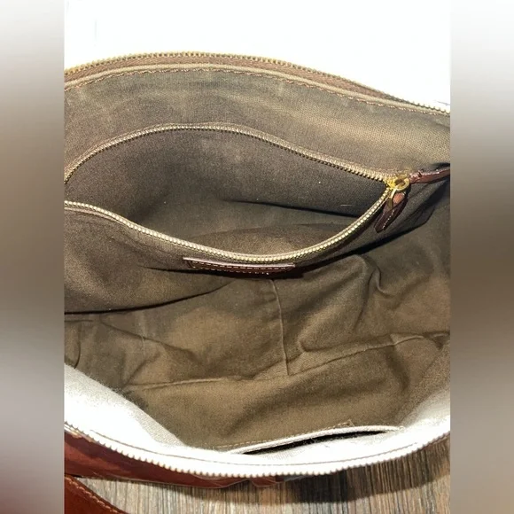 The Bridge Vintage Brown Leather Shoulder / Crossbody Bag - Picture 12 of 16